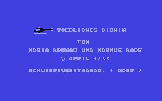 C64 GameBase Tödliches_Dioxin Markt_&_Technik/64'er 1985