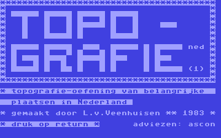 C64 GameBase Topografie_Nederland Ascon 1983
