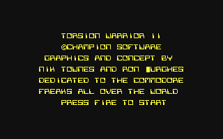C64 GameBase Torsion_Warrior_II Champion_Software 1993