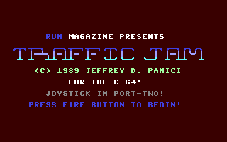 C64 GameBase Traffic_Jam RUN 1990