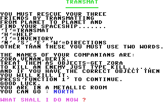 C64 GameBase Transmat Commodore_Computing_International_(CCI) 1984