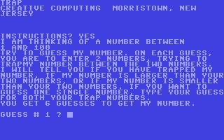 C64 GameBase Trap Creative_Computing 1978