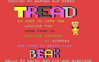 C64 GameBase Tread_Bear Scorpio_Gamesworld 1985