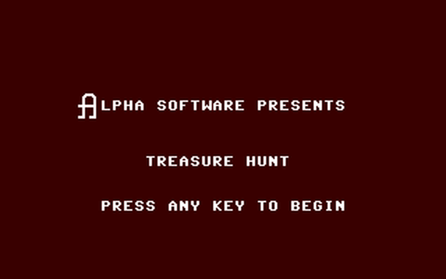 C64 GameBase Treasure_Hunt Alpha_Software_Ltd. 1986