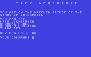 C64 GameBase Trek_Adventure Aardvark_Action_Software