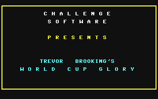 C64 GameBase Trevor_Brooking's_World_Cup_Glory Challenge_Software 1991