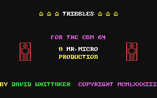 C64 GameBase Tribbles Mr._Micro_Ltd. 1984