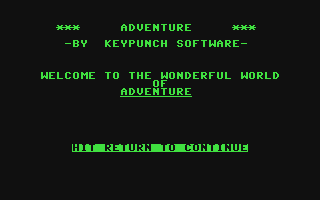 C64 GameBase Trip_to_Atlantis Keypunch_Software 1985