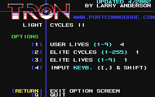 C64 GameBase Tron_-_Light_Cycles_II (Public_Domain) 2002