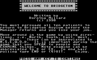 C64 GameBase Trouble_at_Bridgeton Atlas_Adventure_Software 1990