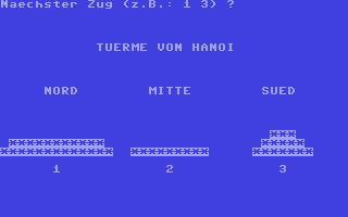C64 GameBase Türme_von_Hanoi Markt_&_Technik/64'er 1990
