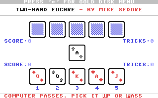C64 GameBase Two-Hand_Euchre Gold_Disk,_Inc. 1986