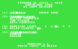 C64 GameBase Typhoon_of_Steel SSI_(Strategic_Simulations,_Inc.) 1989