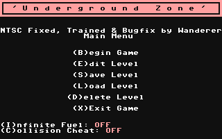 C64 GameBase Underground_Zone (Not_Published) 2006
