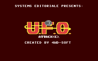 C64 GameBase UFO_Attack Systems_Editoriale_s.r.l. 1987