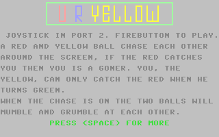 C64 GameBase U_R_Yellow (Public_Domain) 1990