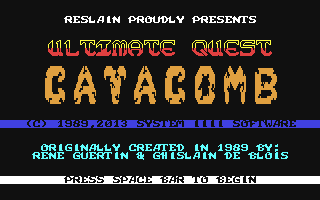 C64 GameBase Ultimate_Quest_-_Catacomb Psytronik_Software 2013