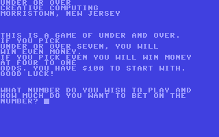 C64 GameBase Under_or_Over Creative_Computing 1979