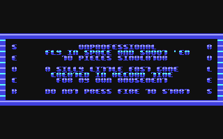 C64 GameBase Unprofessional_Fly_in_Space_and_Shoot_'em_to_Pieces_Simulator The_New_Dimension_(TND) 2011