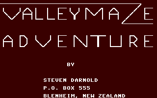 C64 GameBase Valleymaze_Adventure