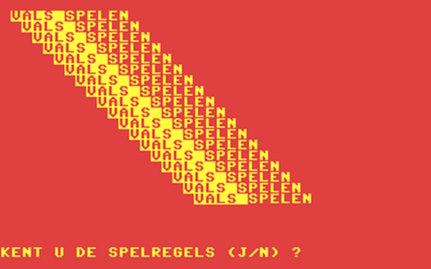 C64 GameBase Vals_Spelen Courbois_Software 1984