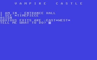 C64 GameBase Vampire_Castle Aardvark_Action_Software