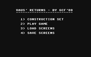 C64 GameBase Vaus'_Returns (Not_Published) 1988