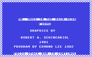 C64 GameBase Verb_Forms_5_-_Mr._Mugs_in_the_Rain Commodore_Educational_Software