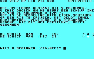 C64 GameBase Vier_op_een_Rij Commodore_Info 1987