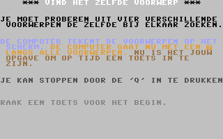 C64 GameBase Vind_het_Zelfde_Voorwerp Courbois_Software