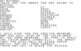 C64 GameBase Vocabulary 1980