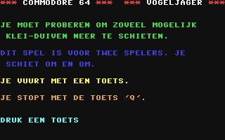C64 GameBase Vogeljager Courbois_Software 1984