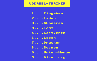 C64 GameBase Vokabel-Trainer Roßmöller_ComputerTuning 1989