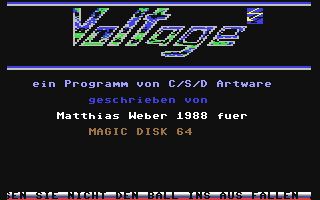 C64 GameBase Voltage CP_Verlag/Golden_Disk_64 1989