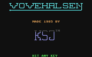 C64 GameBase Vovehalsen Ny_Elektronik_ApS/SOFT_Special 1985