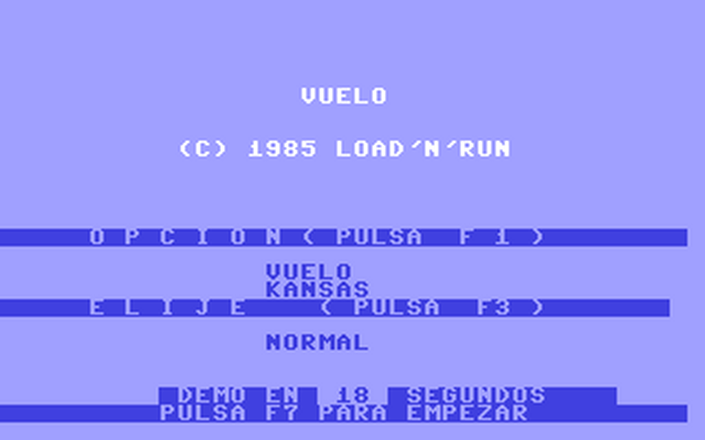 C64 GameBase Vuelo Load'N'Run 1985