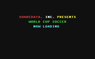 C64 GameBase World_Cup_Soccer ShareData,_Inc. 1987