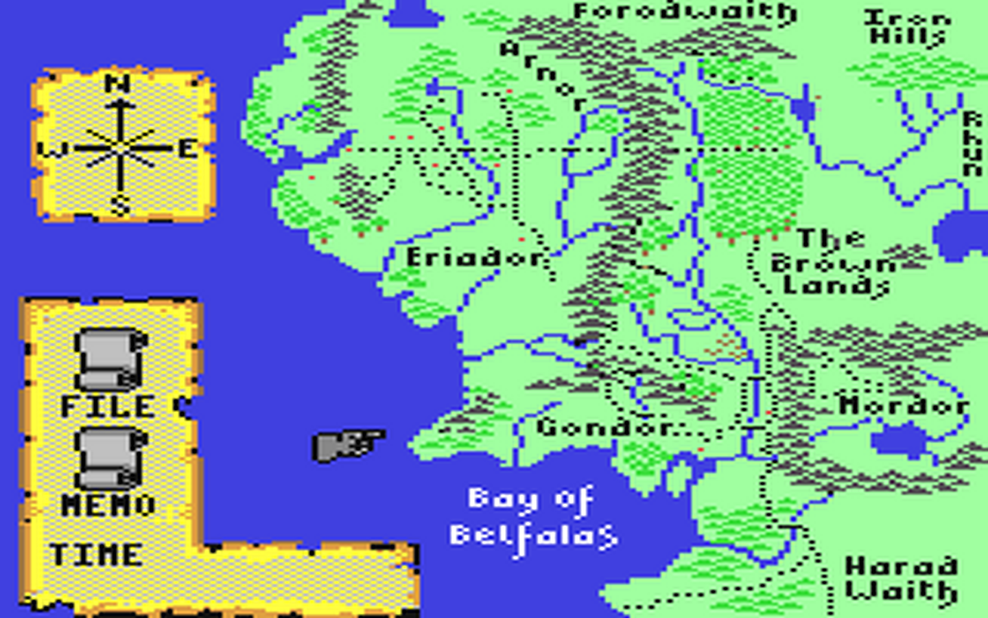 C64 GameBase War_in_Middle_Earth Melbourne_House 1989