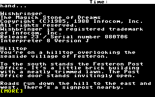 C64 GameBase Wishbringer Infocom 1988