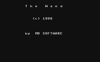 C64 GameBase Wand,_The Mike_Doran_Software 1988