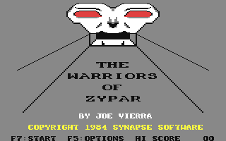 C64 GameBase Warriors_of_Zypar,_The Synapse_Software 1984