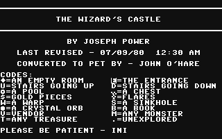 C64 GameBase Wizard's_Castle,_The (Public_Domain) 1980