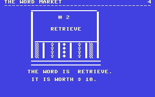 C64 GameBase Word_Market,_The Commodore_Educational_Software