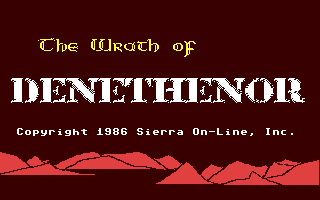 C64 GameBase Wrath_of_Denethenor,_The Sierra_Online,_Inc. 1986