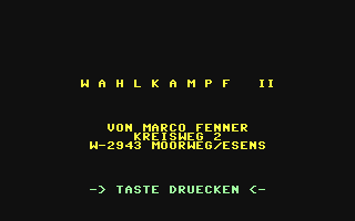 C64 GameBase Wahlkampf_II (Public_Domain) 1991