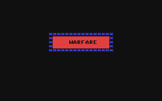C64 GameBase Warfare Robtek_Ltd. 1986