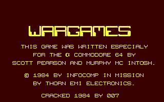 C64 GameBase Wargames Creative_Sparks_[Thorn_Emi_Computer_Software] 1984