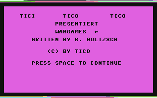 C64 GameBase Wargames Tico