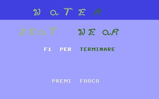 C64 GameBase Water_Beat_Wear Edizioni_Societa_SIPE_srl./Hit_Parade_64 1987