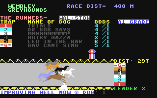 C64 GameBase Wembley_Greyhounds Cult_Games 1990